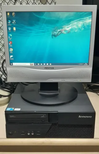 Pc Lenovo c/Monitor Multimídia 