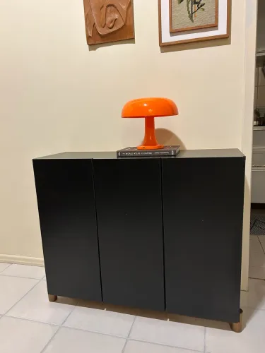 Sapateira/Aparador preto