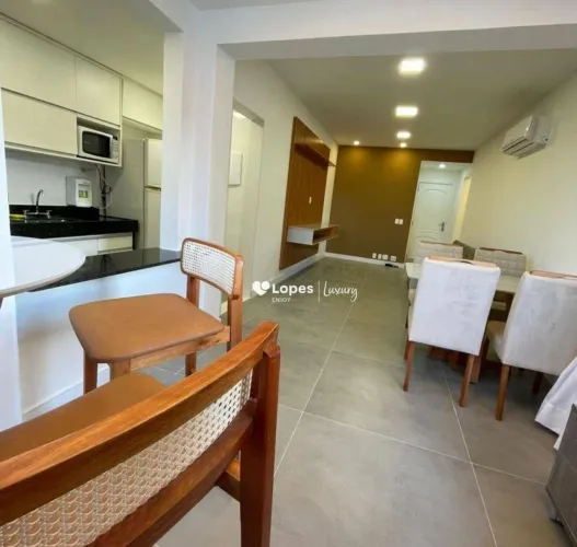 Apartamento com 1 quarto e sala para alugar, 52 m² por R$ 6.823/mês - Barra da Tijuca - Ri
