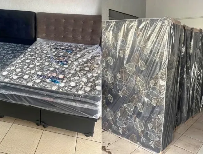 Cama box casal (novo embalado) solteiro