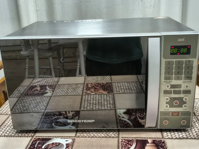 MICROONDAS BRASTEMP,127V  INOX.