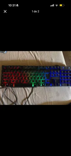 Teclado gamer novo
