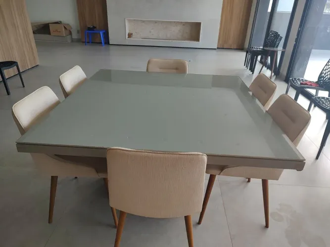 Mesa de jantar com 6 cadeiras Templum 