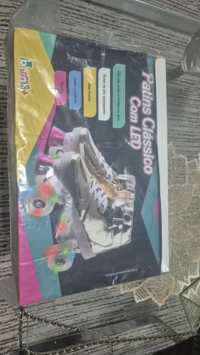 Patins com roda de LED