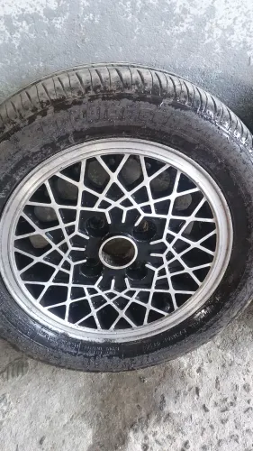 Rodas Aro 13 Com Pneu Liga Leve