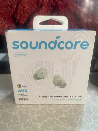 Fone de Ouvido Soundcore Sleep A30 Bluetooth In Ear com Cancelamento de Ruído ANC LACRADO