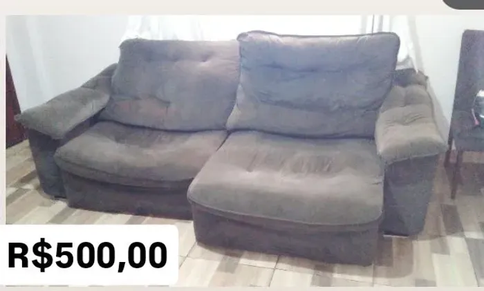 VENDE-SE SOFÁ RETRÁTIL E RECLINÁVEL