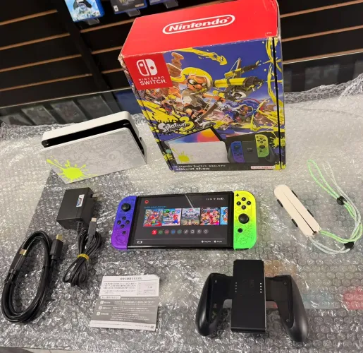 Nintendo Switch Oled Edição Limitada Splatoon 3