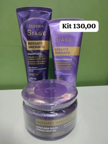 Kit Capilar Resgate Imediato Eudora