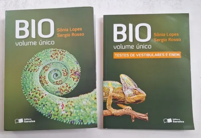 BIO VOLUME ÚNICO (COLEÇÃO 2 LIVROS) - BIOLOGIA