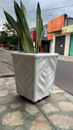 Vaso de cimento para planta 