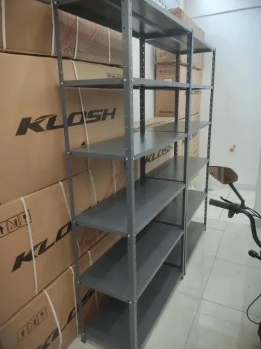 2 Estante de Aço montada 6 Bandejas 40x92 1,98 Altura