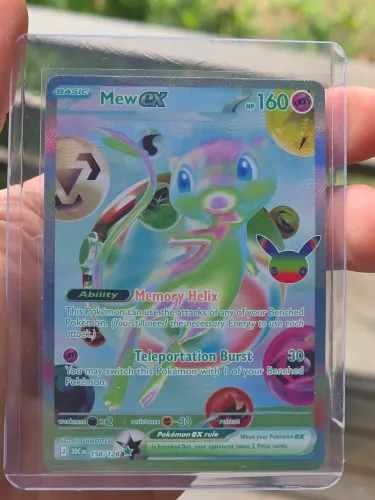Carta Pokemon TCG Mew Ex Futurista Rara Inglês