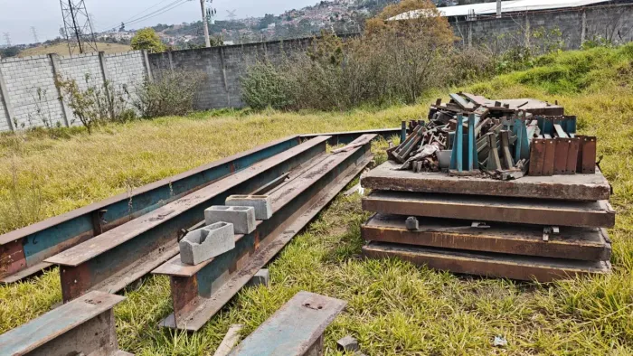 Balança rodoviária 18x3m desmontada