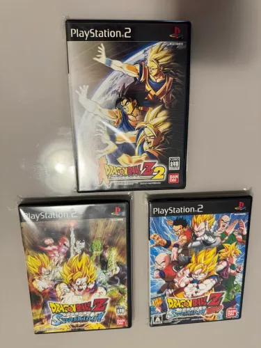 Lote Dragonball Z 100% original japonês PS2 PlayStation 2