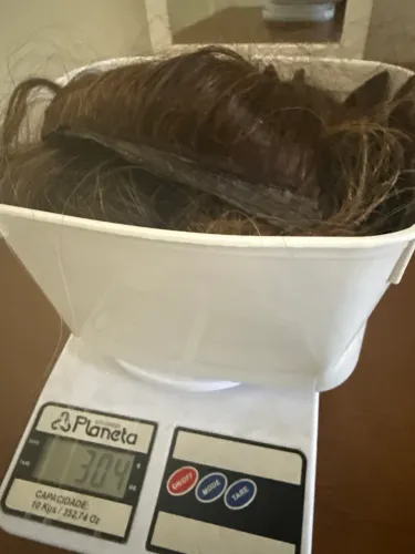 Mega hair semi usado na fita