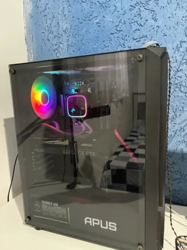 PC GAMER: RTX 4060 TI (NOVO) + 32GB RAM + RYZEN 5 5600 + WATER COOLER + M2 NVME 1 TB