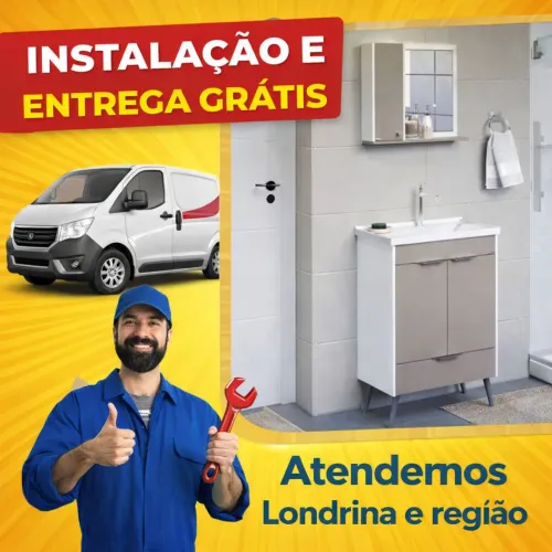 Kit gabinete para banheiro 