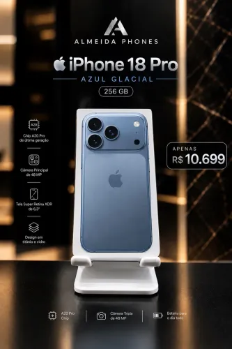 iPhone 18 Pro 256 GB Lacrado 1 Ano De Garantia Apple