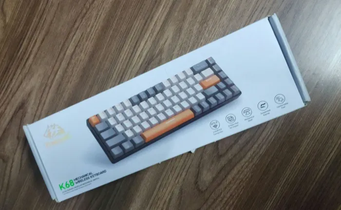 Teclado Mecânico Gamer Sem Fio -  Ziyoulang k68