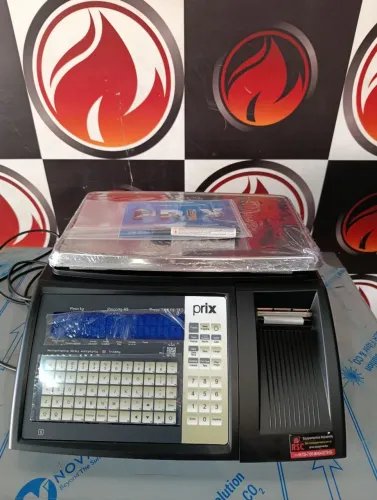 Balança etiquetadora Toledo modelo Prix 6 Max 32 kg mês / ano 07/2026 nova