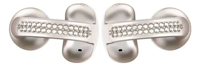 Fone de ouvido Sem Fio Motorola Moto Buds Loop Crystals by Swarovski cor Pantone French