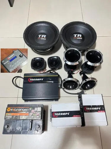 Som automotivo, modulo, autofalante