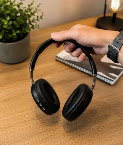 Fone de ouvido Bluetooth P9 (Novo)