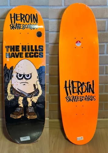 Shape de skate Egg Board Heroin Skateboards Hills Have Eggs 9.5?