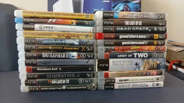 Pacotão de jogos originais de PS3