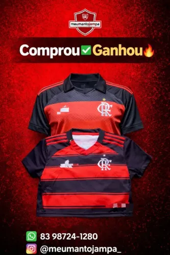 Kit casal flamengo rubro negra 2026