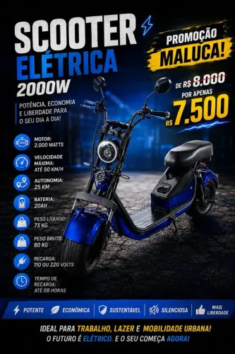 moto elétrica muito nova