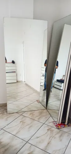 Espelho emoldurado 180cm x 80cm para lojas, salões, academias e show room. 
