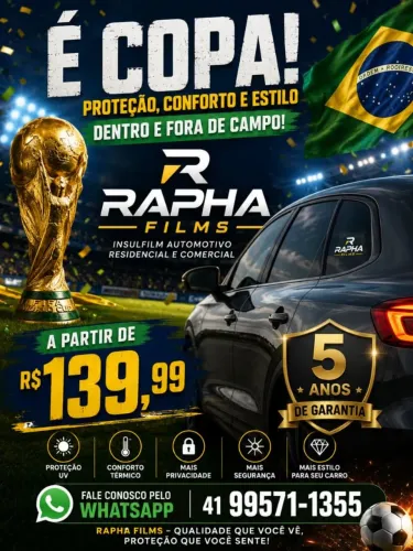 Insulfilm, promoção em clima de copa