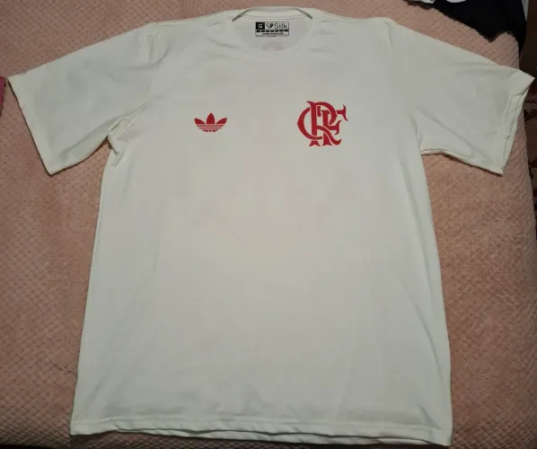 Camiseta oversized malhão suedine Flamengo NOVA