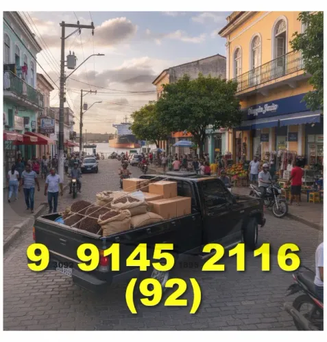 Frete com Preço Imbatível em Todos os Bairros e Condomínios Rasec (92) 9/9145/2116