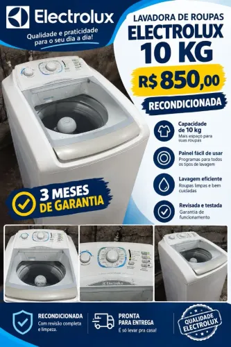 Máquina de lavar 10kg