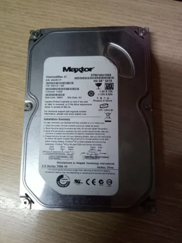 HD Maxtor 160GB para PC STM3160215AS Sata