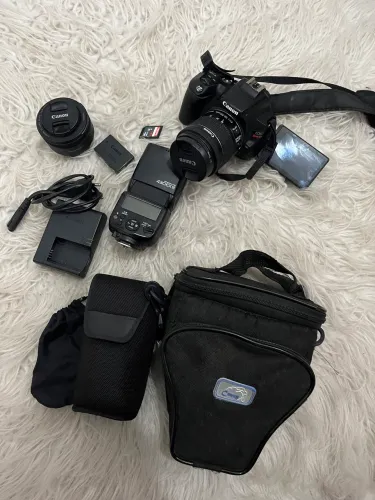 Kit completo Canon Sl3 (câmera não liga)