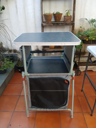 Armário Dobrável de Camping Quechua - Organizador Premium para Acampamento