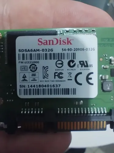 SSD ScanDisk 32gb - saúde 100%