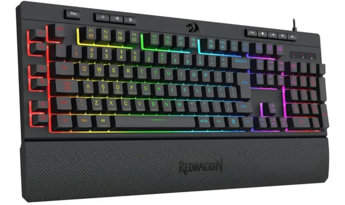 TECLADO GAMER REDRAGON SHIVA RGB V2 PRETO