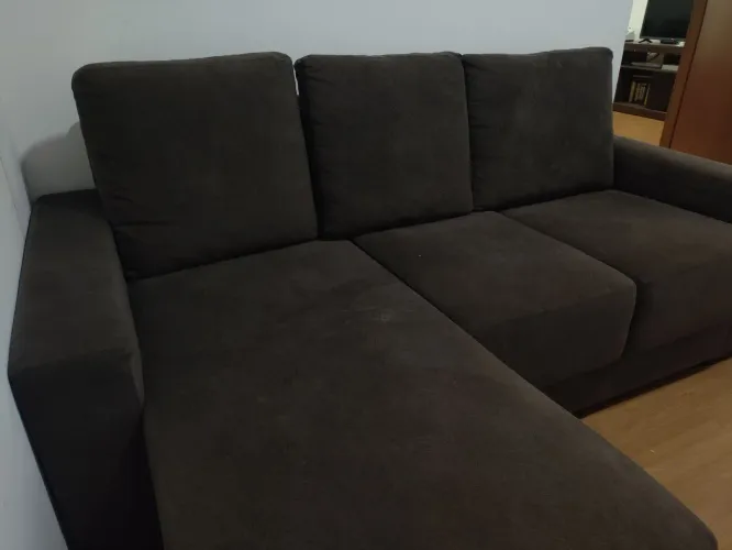 Sofá Confortável C/3 Lugares - Encostos removíveis