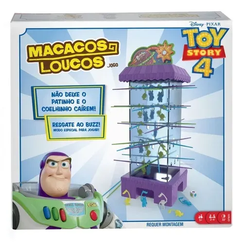 Jogo Toy Story 4 - Macacos Loucos - Mattel