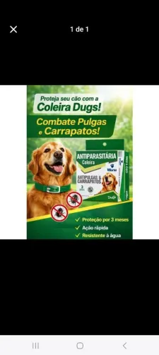 Coleira anti carrapato pet