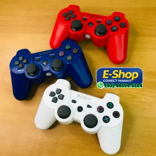 Controle PS3 PC PlayStation 3 - Preto - ENTREGAMOS COM GARANTIA