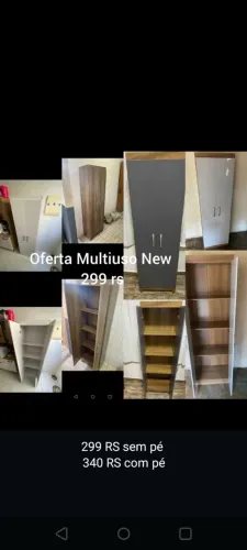 Multiuso New Apenas 299 RS/Entrega É Montagem Grátis Loja RL Moveis
