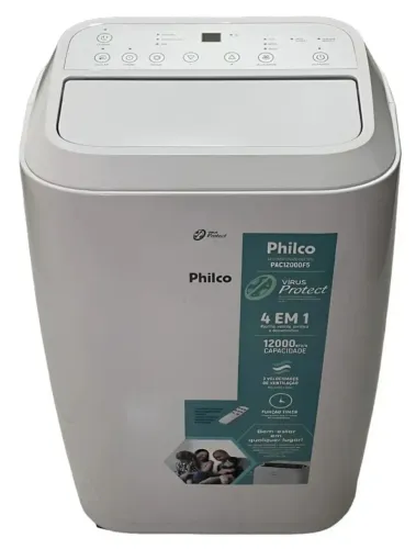 Ar condicionado Portátil Philco 12.000 btu 4 funções em 1