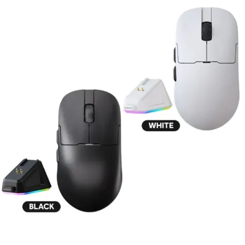 Mouse Gamer sem fio AJAZZ AJ159P MC Base Magnética melhor que attack shark x11 pmw 3311