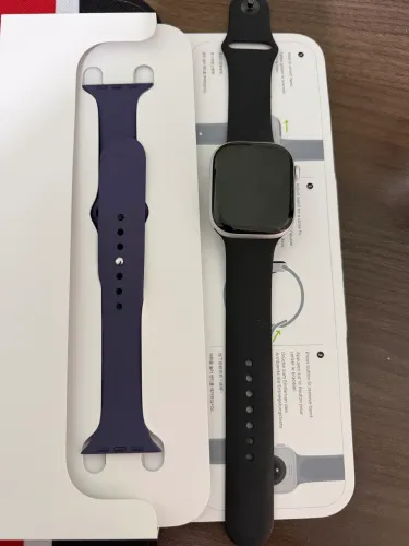 Apple Watch 46 mm cor Silver